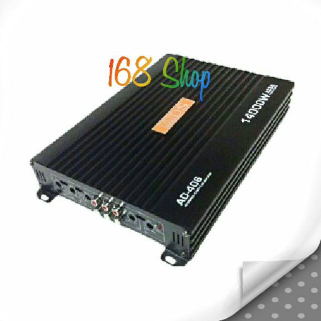 Power Amplifier 4Channel ADS AD406 Kuat class AB