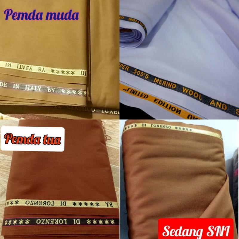 [KAIN PNS PDH ASN] BAHAN KAIN SEMI WOOL IMPORT PREMIUM WOOL SETELAN SERAGAM BAJU PEMDA PNS PDH ASN K