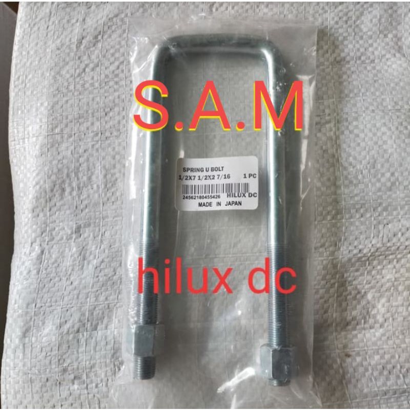 spring u bolt hilux vigo dc/clam per hilux dc