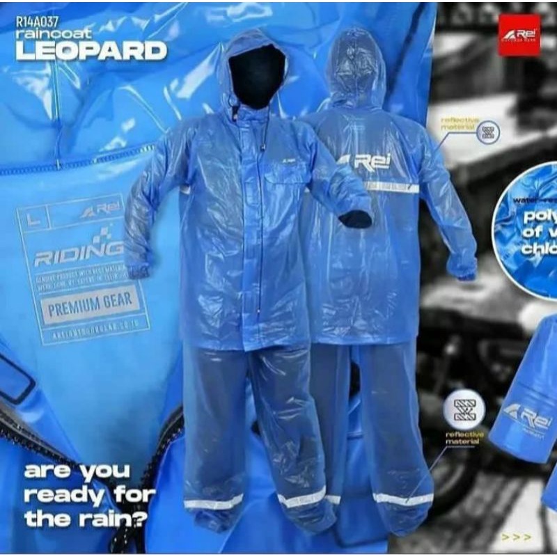 Jas Hujan REI Raincoat Leopard Arei Outdoorgear