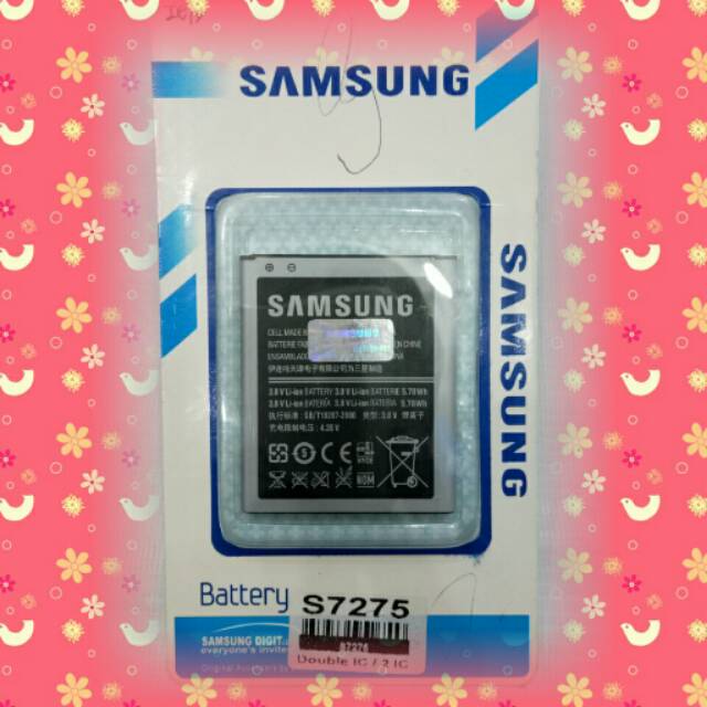 Baterai original samsung ace3(7272/7270)