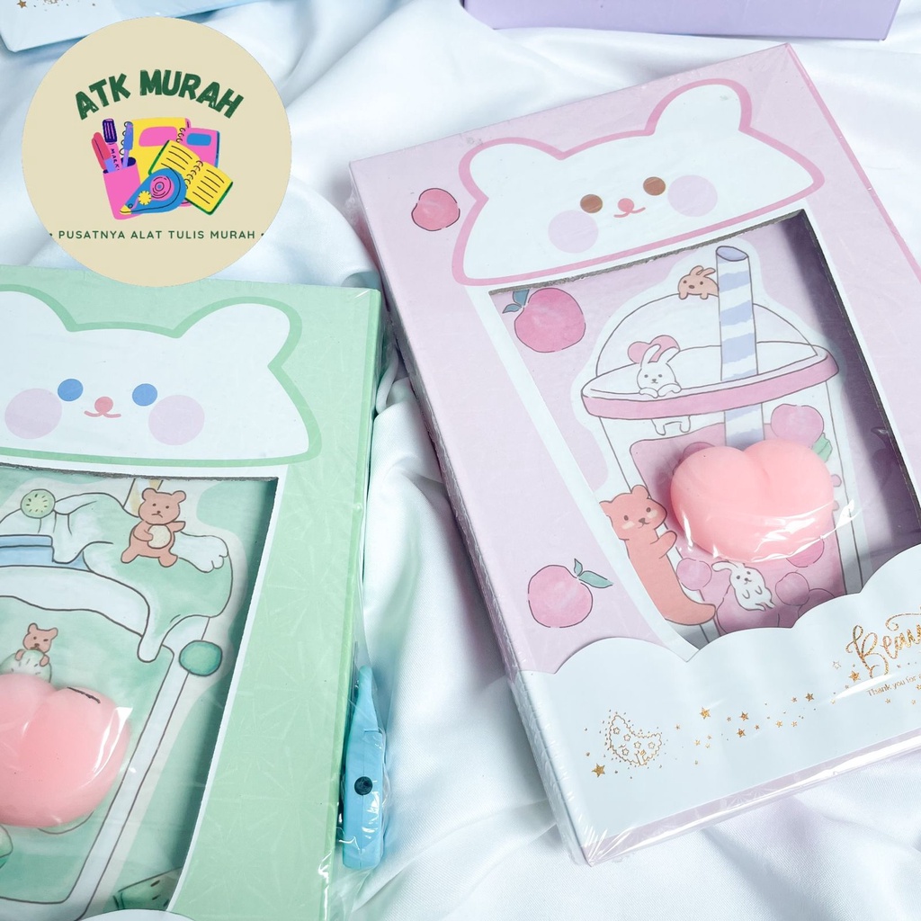 

Buku gembok Boba Bubble tea minuman lucu book diary gembok berwarna ukuran A6 dengan kunci gembok IMUT LUCU