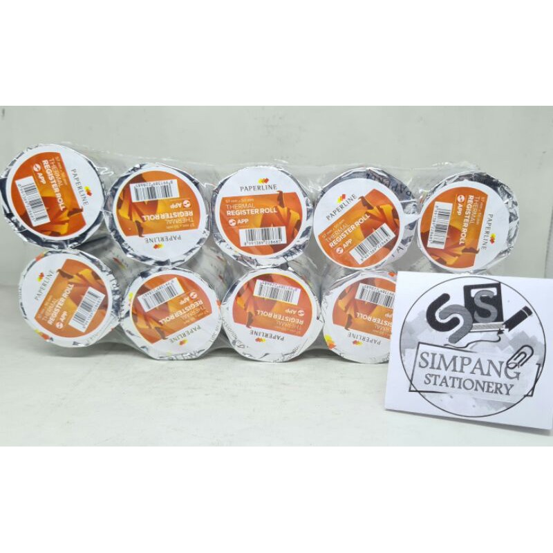 

Paperline Thermal Register Roll 57*50/bj