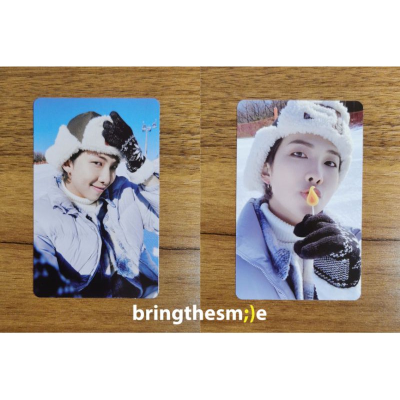 BTS RM Namjoon Winter Package Winpack Photocard PC