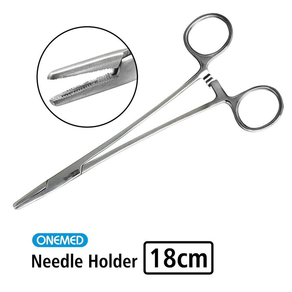 Onemed Needle Holder Stainless Steel 18cm