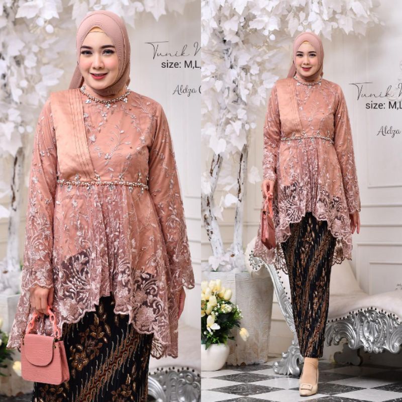 Kebaya Sanghai Payet / Kebaya Brokat / Kebaya Modern / Kebaya Tunik