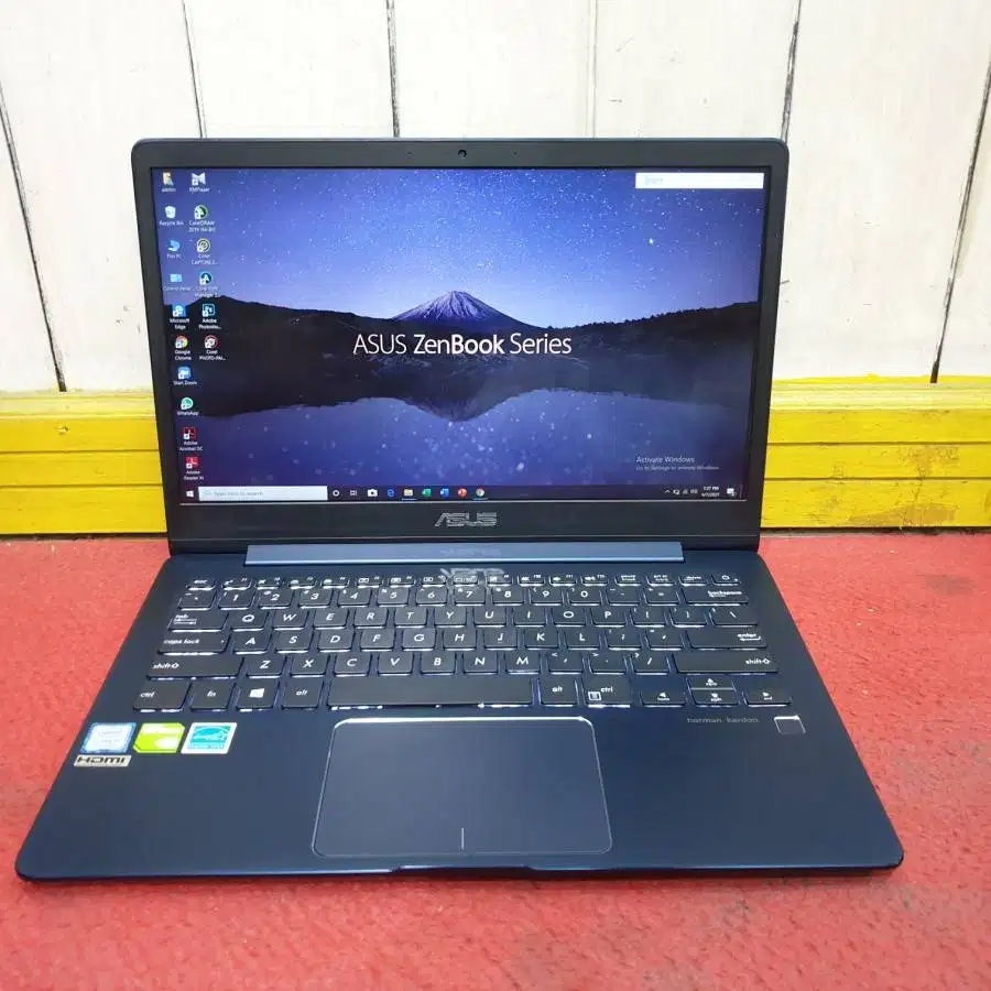 Laptop ASUS ZenBook NVIDIA Core i7 16GB SSD 512GB BEKAS SECOND