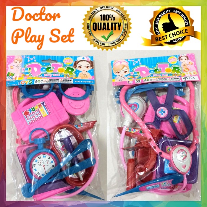 Mainan Anak Dokter Set Kantong WJS 163 - Doctor Set