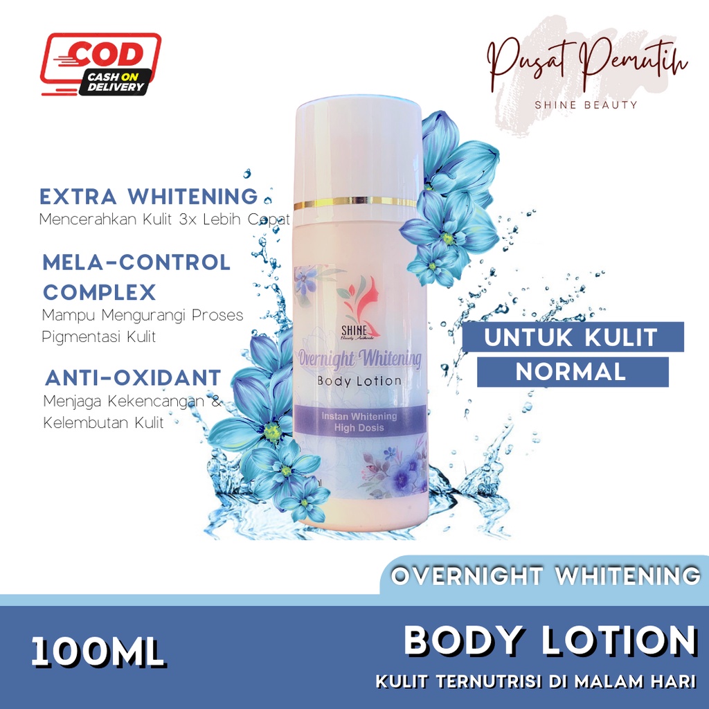 [COD] HANDBODY PEMUTIH MALAM SUPER INSTAN WHITENING LOTION DOSIS TINGGI / HB DOSTING
