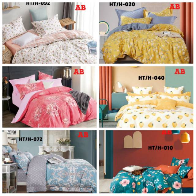 Bed cover set katun jepang