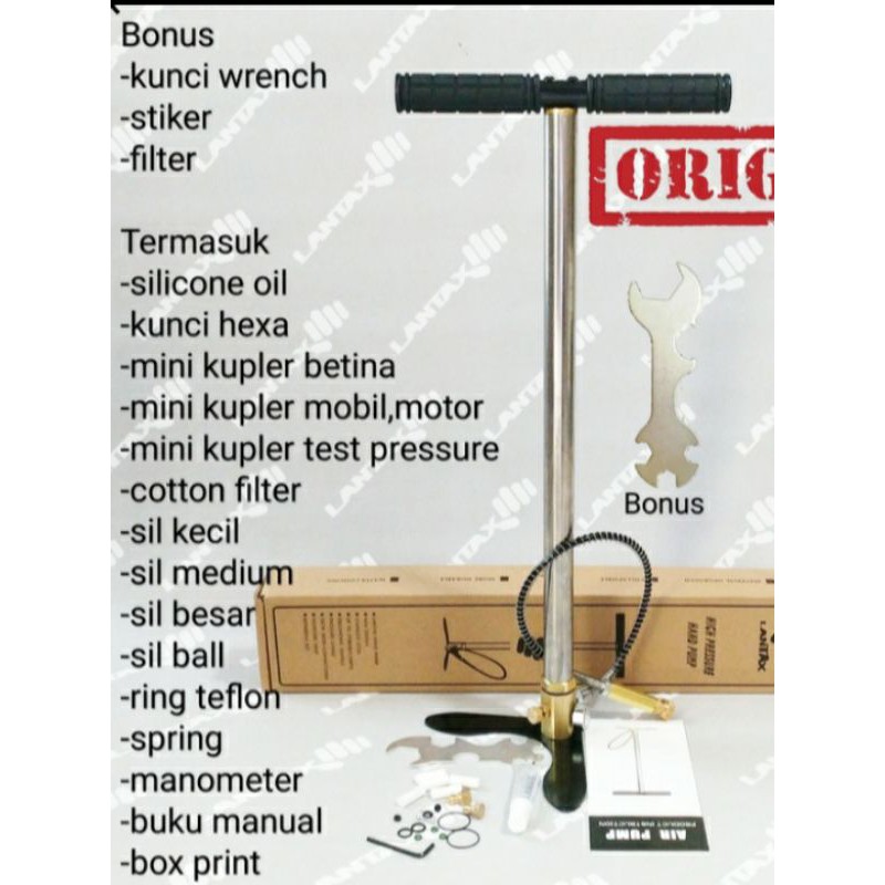 pompa pcp asli merek sniper dan lantax bergaransi