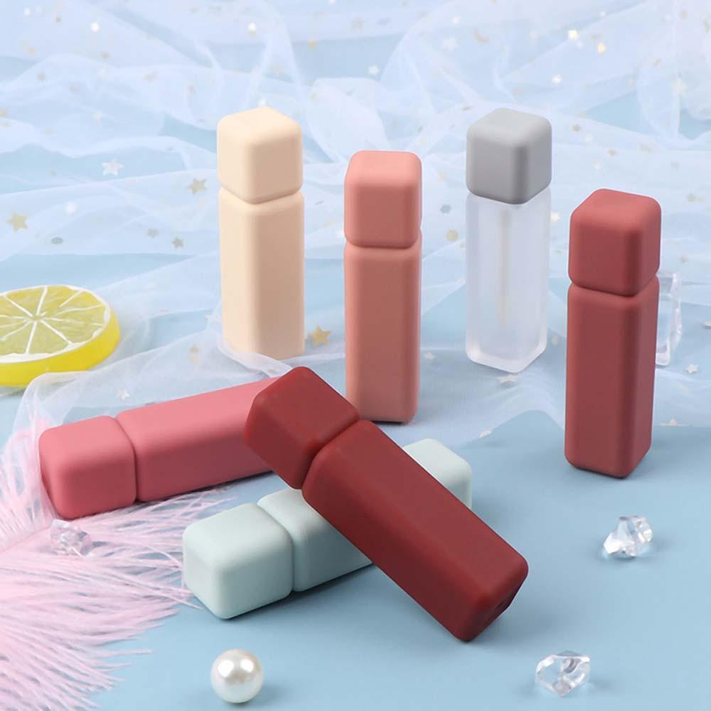 Tabung Lip Gloss Kosong Agustina Lucu Aplikator Lip Glaze Tube Wadah Kosmetik