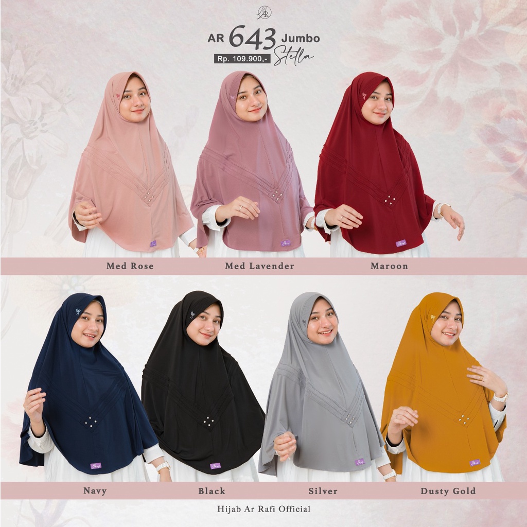 Hijab jumbo/bergo jumbo/AR 643 TERBARU 2022