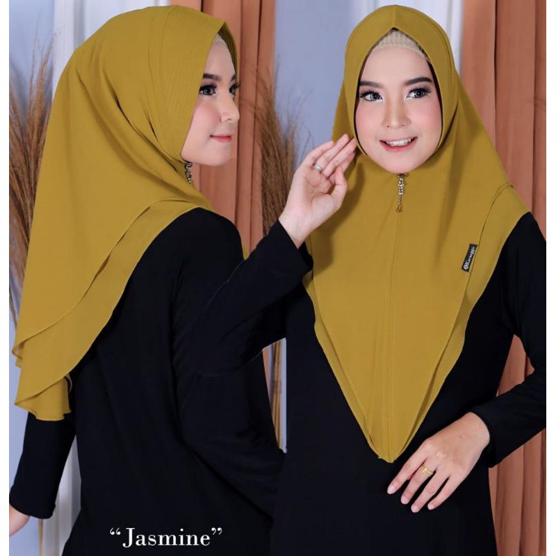 hijab jasmine instan dua layer