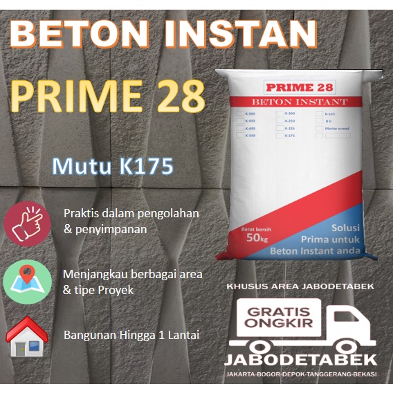 Beton Instan PRIME 28 K175 [Minimal 20 zak]