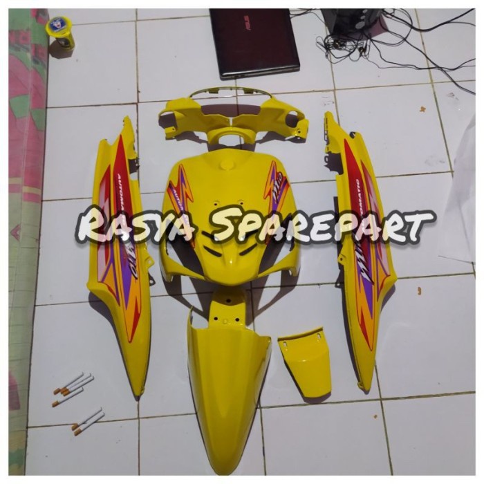 BODY HALUS MIO SPORTY KUNING +STRIPING