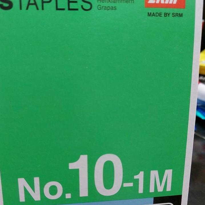

Baru isi staples no 10 zrm dan joyko . harga tertera 1pak isi 20 ktk kclganti merk ,.