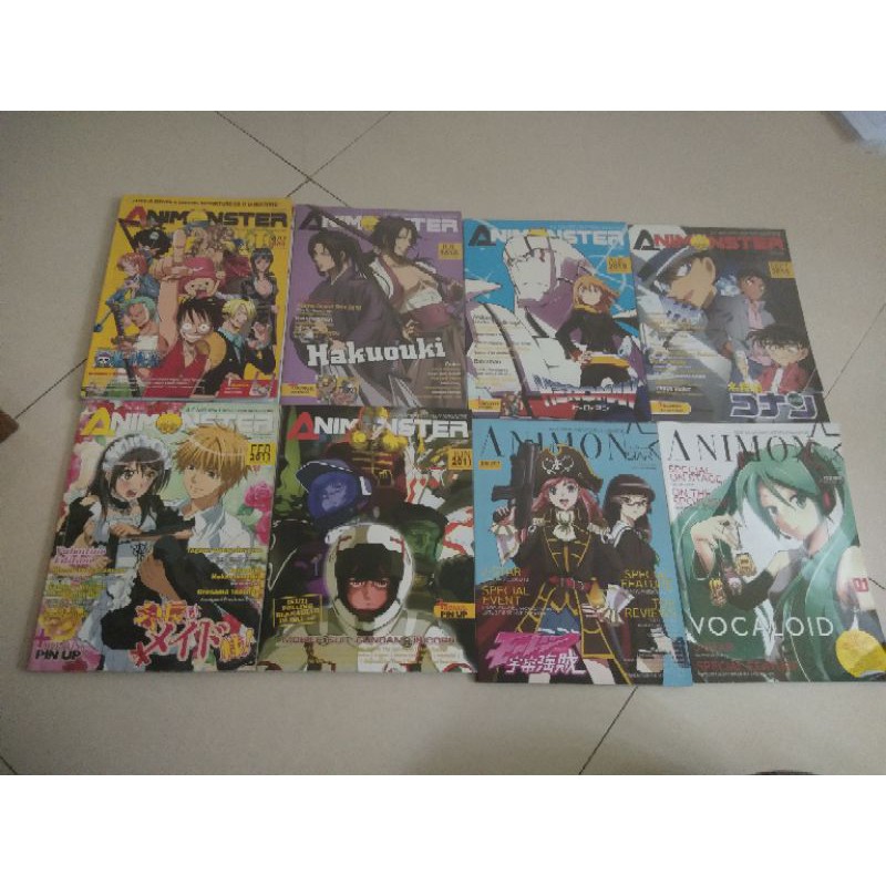 Preloved Majalah Animonster Animonstar Bekas Murah Koleksi