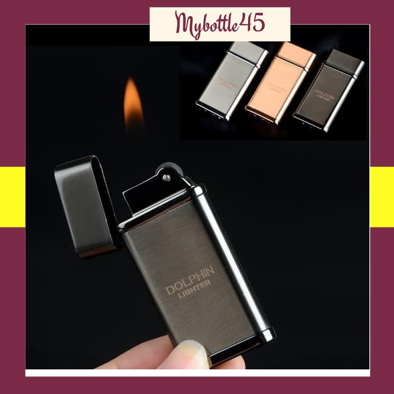 Korek Api Gas Mini Tipis Slim aluminium Butane Zippo