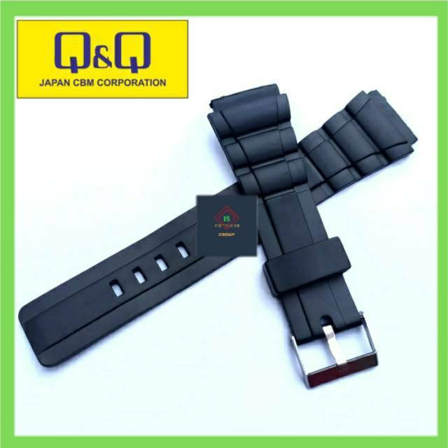 Tali Jam Tangan Q&Q DATABANK SUPERIOR MMW-3 MMW3P MMW3P101Y HITAM