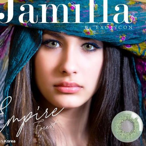 ★ SOFTLENS JAMILLA EMPIRE ( FOREST ) MINUS -0.50 S/D -6.00 ➬