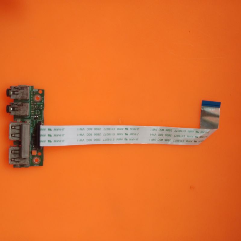 port usb original power button socket laptop asus a43s