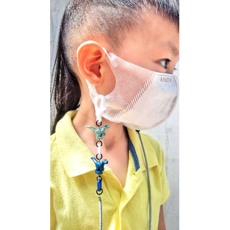 DINOSAURUS / Tali masker anak / strap masker / tali masker lucu / tali masker lego / tali konektor m