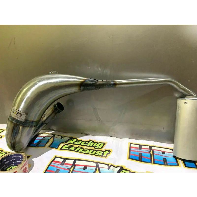 knalpot racing trail KAWASAKI KX85 knalpot kawasaki kx85 knalpot se kx85 (not yamaha yz125 dt100 ts1