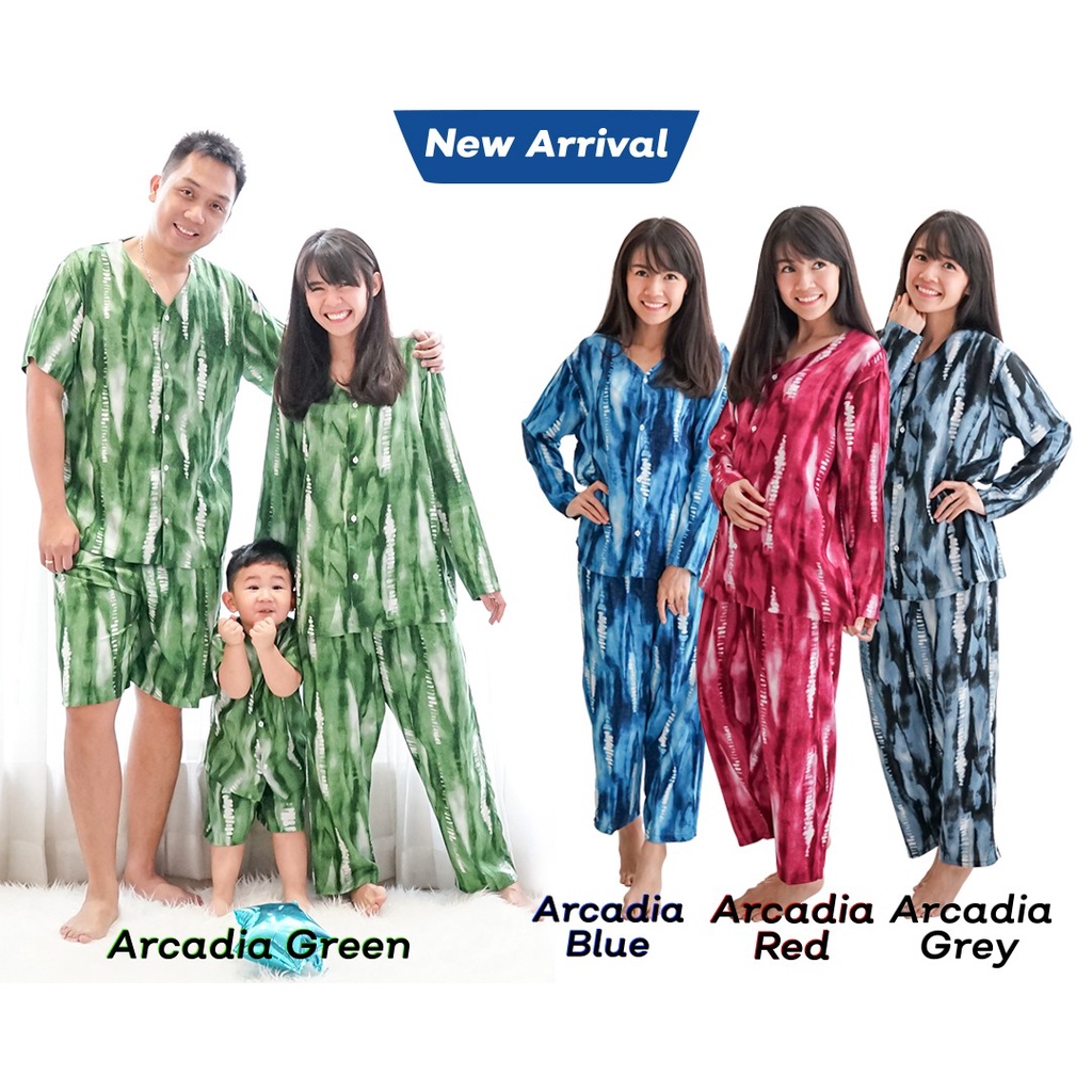 MYPOLY Piyama Rayon Premium Motif Arcadia