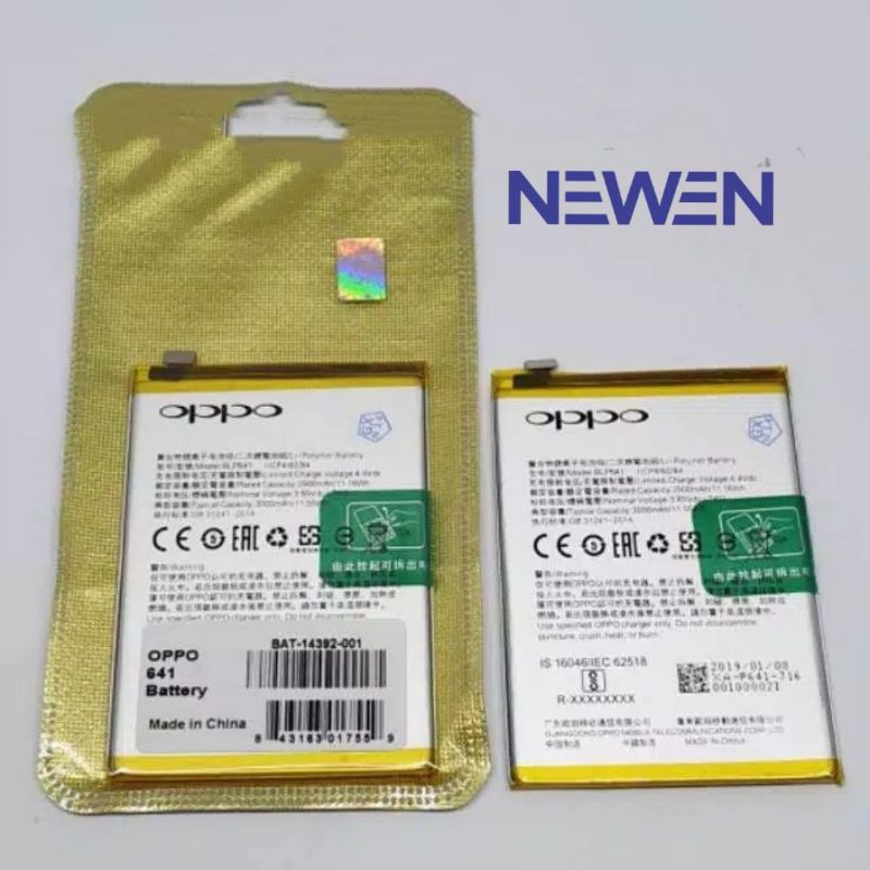 NEWEN Baterai Oppo BLP641 / Oppo A71 Original 100% Battery Oppo A71