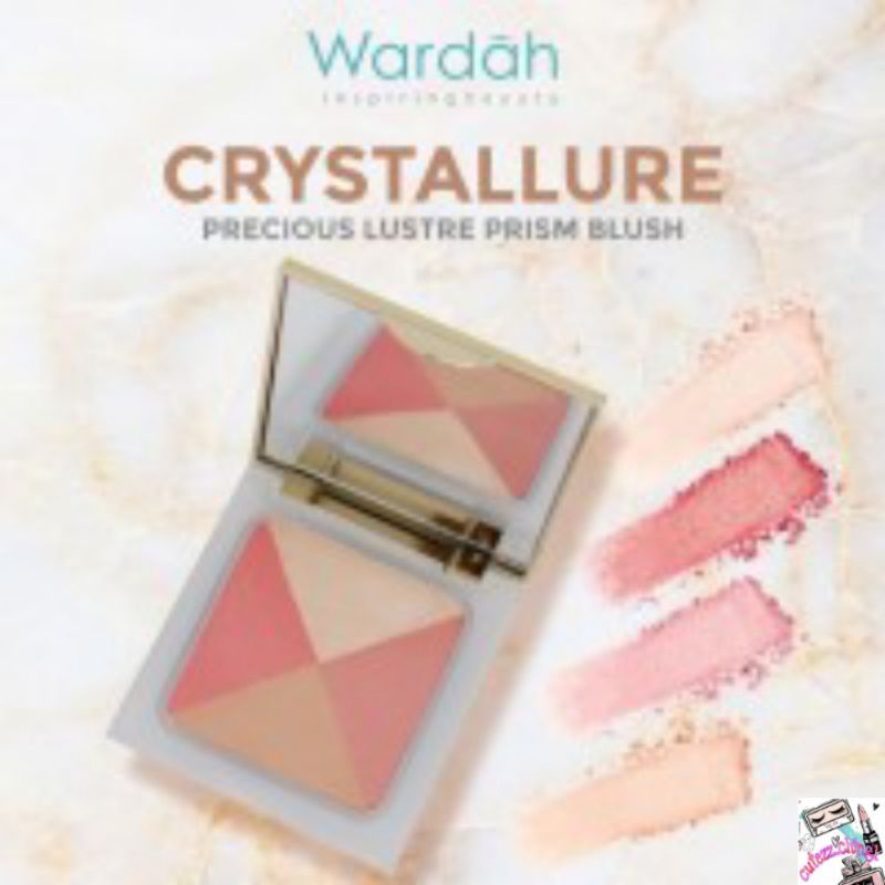 ☃️Cutezz_Ching1☃️Wardah Crystallure Precious Lustre Prism Blush 10g