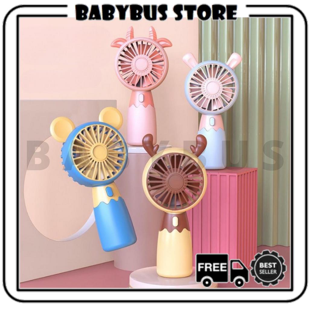 BBS CS1323 Kipas Angin Mini Genggam Tangan Mini Fan Cute Protable USB / Kipas Angin Kencang / Mini Fan Recharger portable