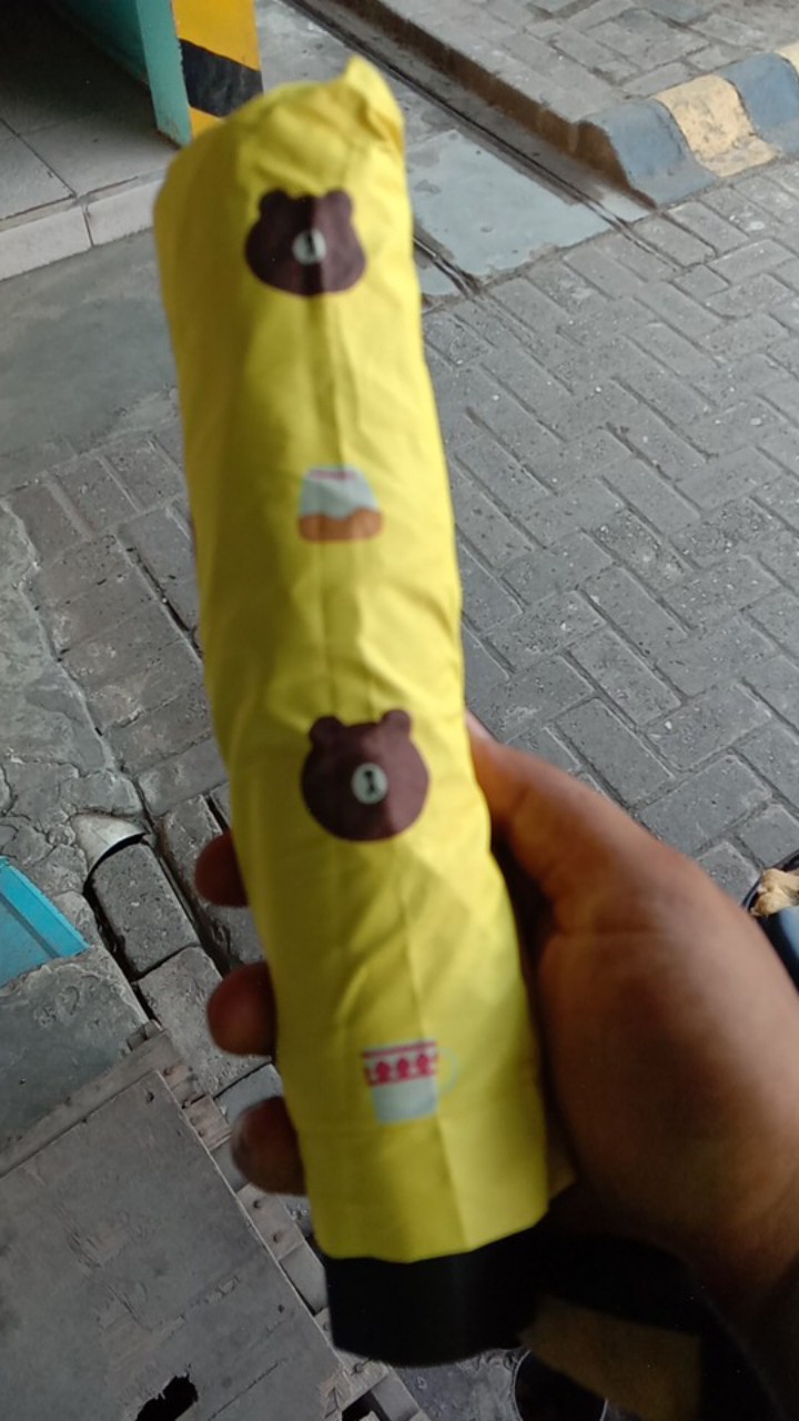 Alfaindo Payung Motif Beruang Lucu Py01 Payung Serbaguna Untuk Hujan Atau Panas