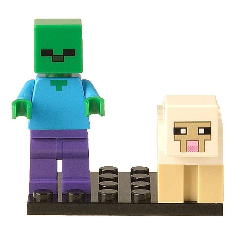 Lego Zombie Sheep Minifigure Minecraft Mine Craft