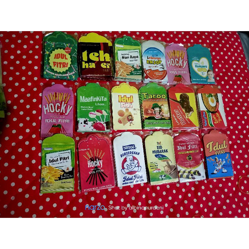 

Amplop lebaran viral /amplop snack ucapan viral