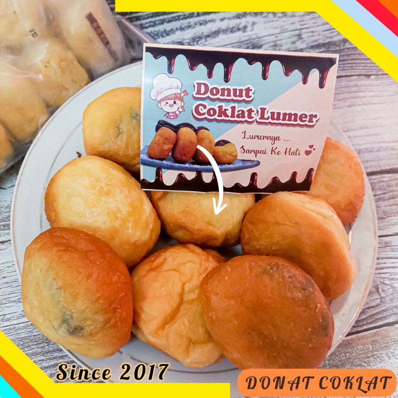 

[isi 10] Donat isi Coklat Lumer / 500gr COD GRATIS ONGKIR