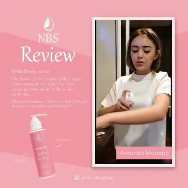 BODY LOTION NBS skincare by noni beauty skin /pemutih tubuh bpom

