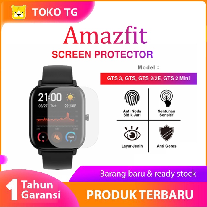 Amazfit Screen Protector Anti Gores Plastik GTS/GTR/Bip/T-Rex Series