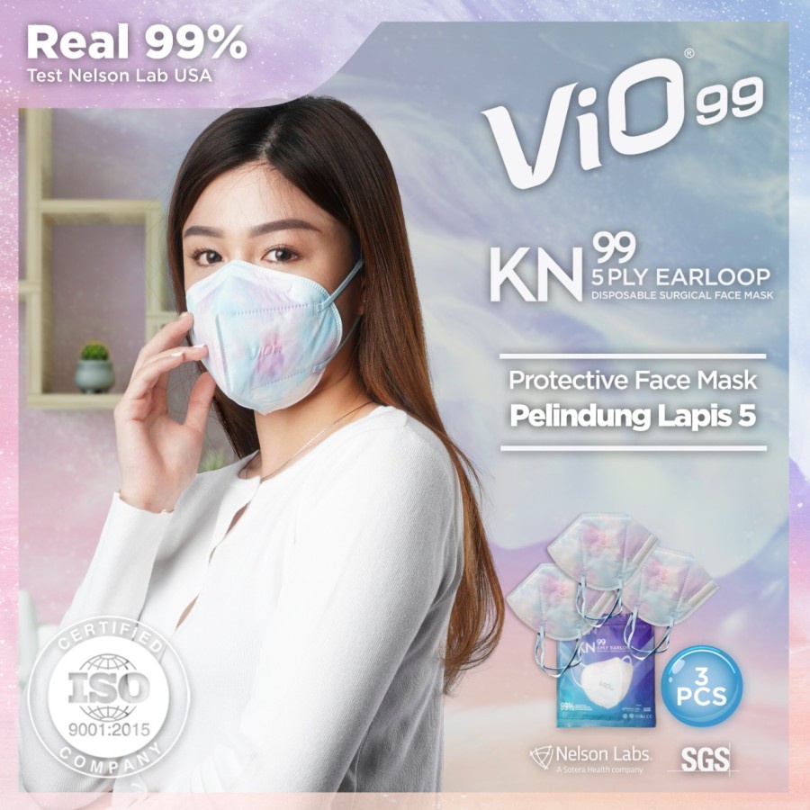 Vio KN Mask Vio99 Masker Medis Perpack Isi 3pcs