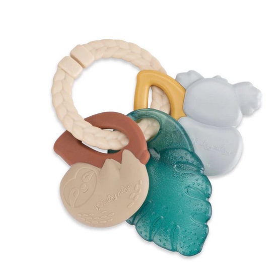 Itzy Ritzy | ITZY KEYS TROPICAL - Teething Rings Sore Gums Baby Kids Gigitan Anak Bayi Textured Silicone Silikon