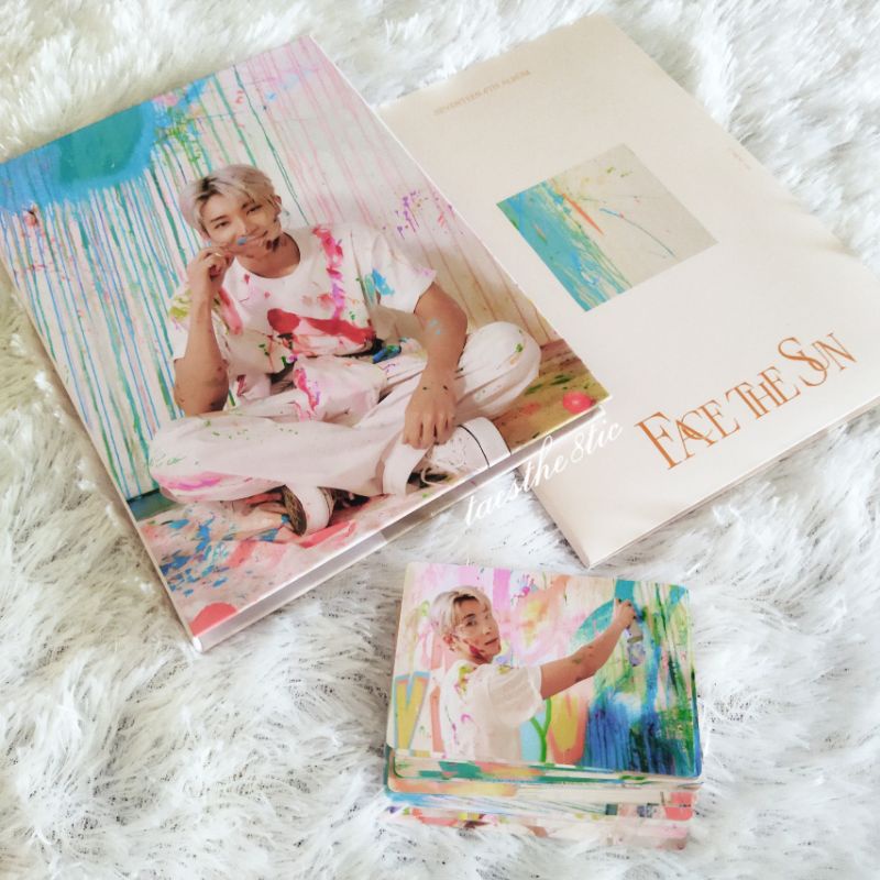 FACE THE SUN CARAT VER SEVENTEEN ALBUM FTS CARVER WONWOO BINDER + BOOKLET