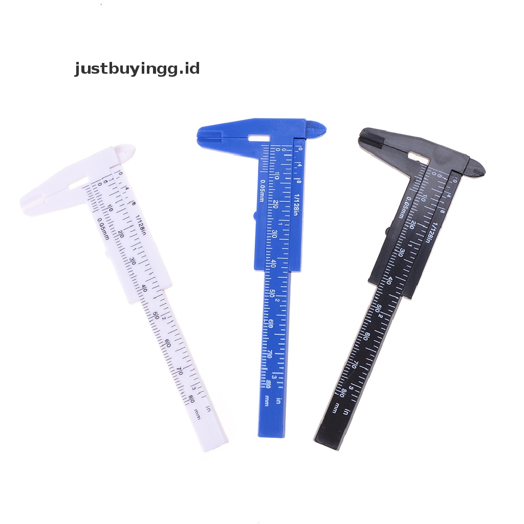 Jangka Sorong Mini 80mm Bahan Plastik Untuk Pelajar