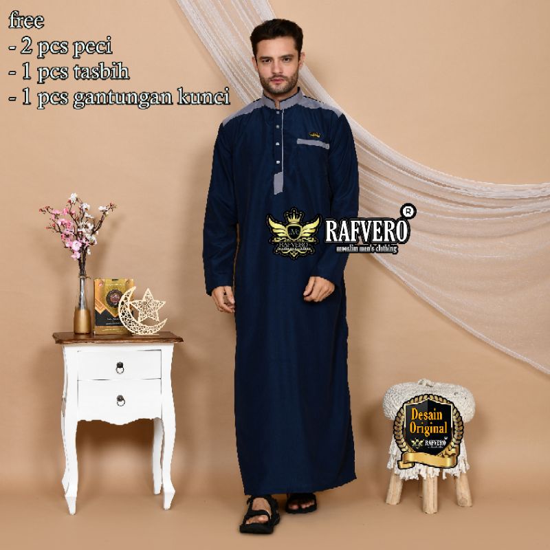 Gamis Jubah Pria RAFWAN ORIGINAL RAFVERO - Gamis Pria Terbaru