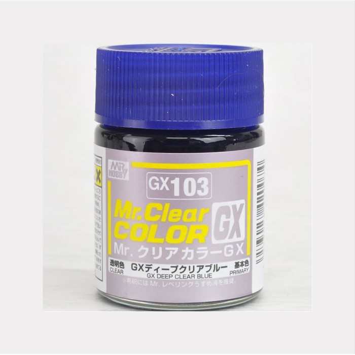 

Mr Color GX103 Deep Clear Blue Mr Hobby Lacquer Paint