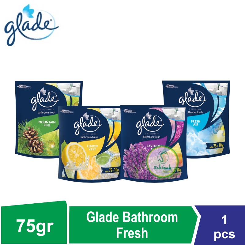 Glade Bathroom Air Freshener 75gr - Pengharum Kamar Mandi