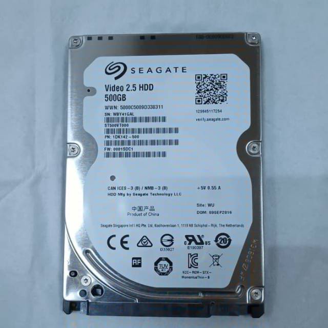 Hardisk laptop 500gb seagate