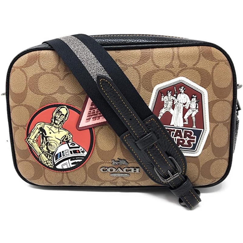 Coach x Star Wars Jes Crossbody Shoulder Bag In Signature With Patches (C88010)