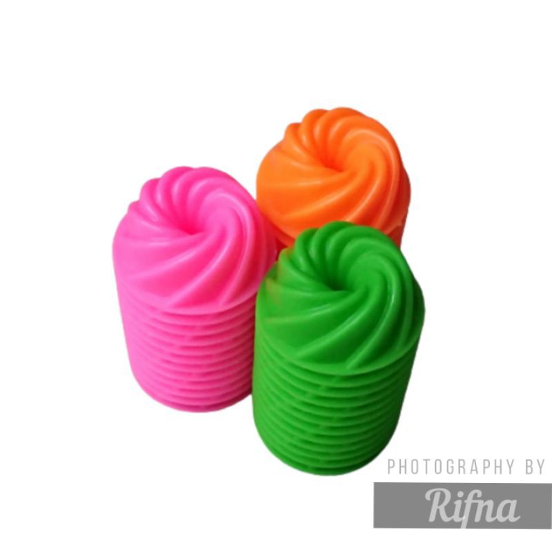 Cetakan bolu puding ulir twister/cetakan jelly agar/cetakan nasi ulir mini