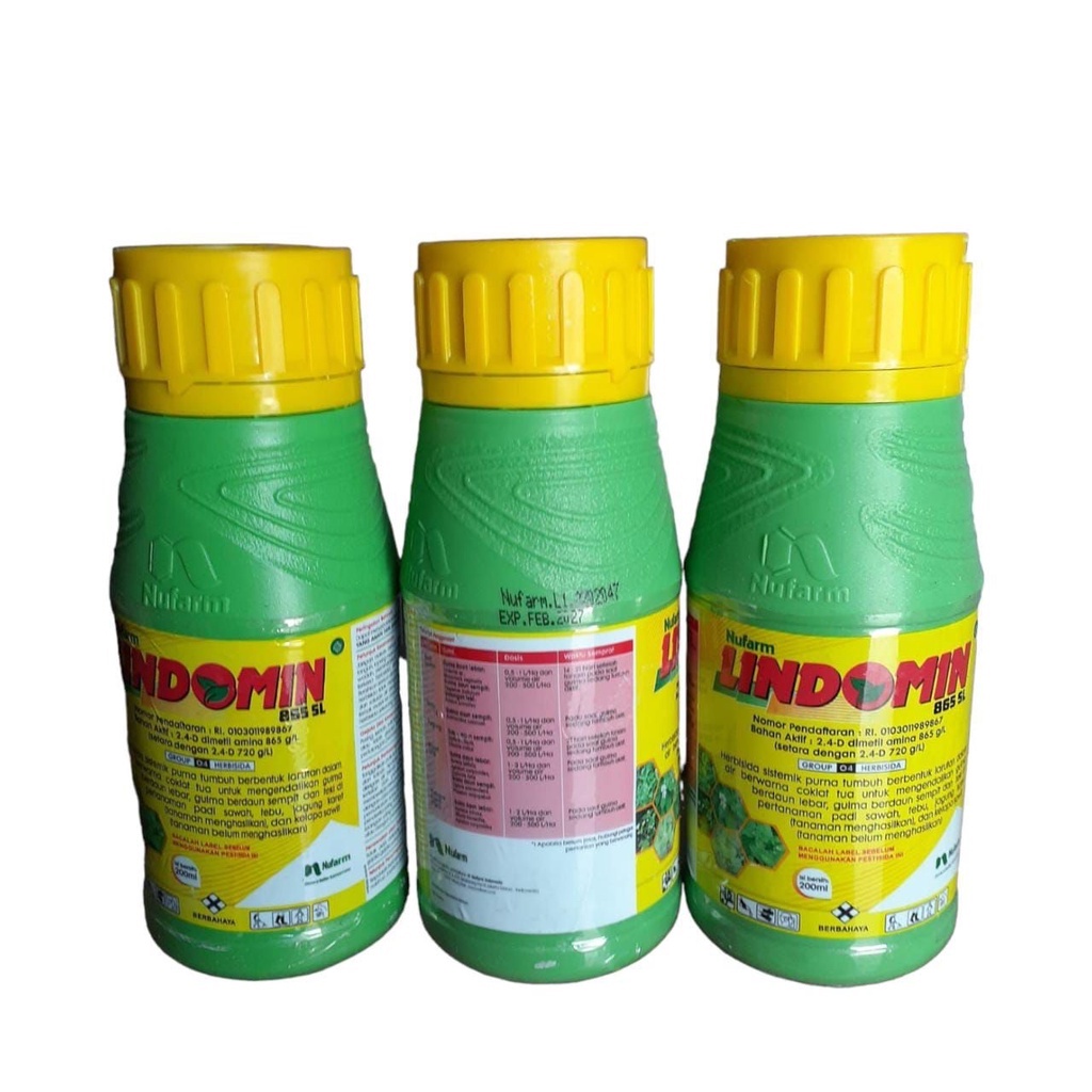 HERBISIDA LINDOMIN 865 SL 200 ml DIMETILAMINA 865 g/L NUFARM