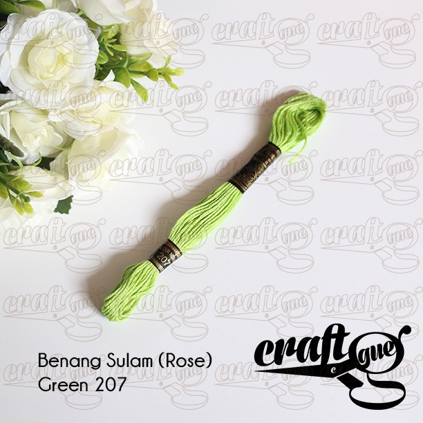 Benang Sulam (Rose) GREEN